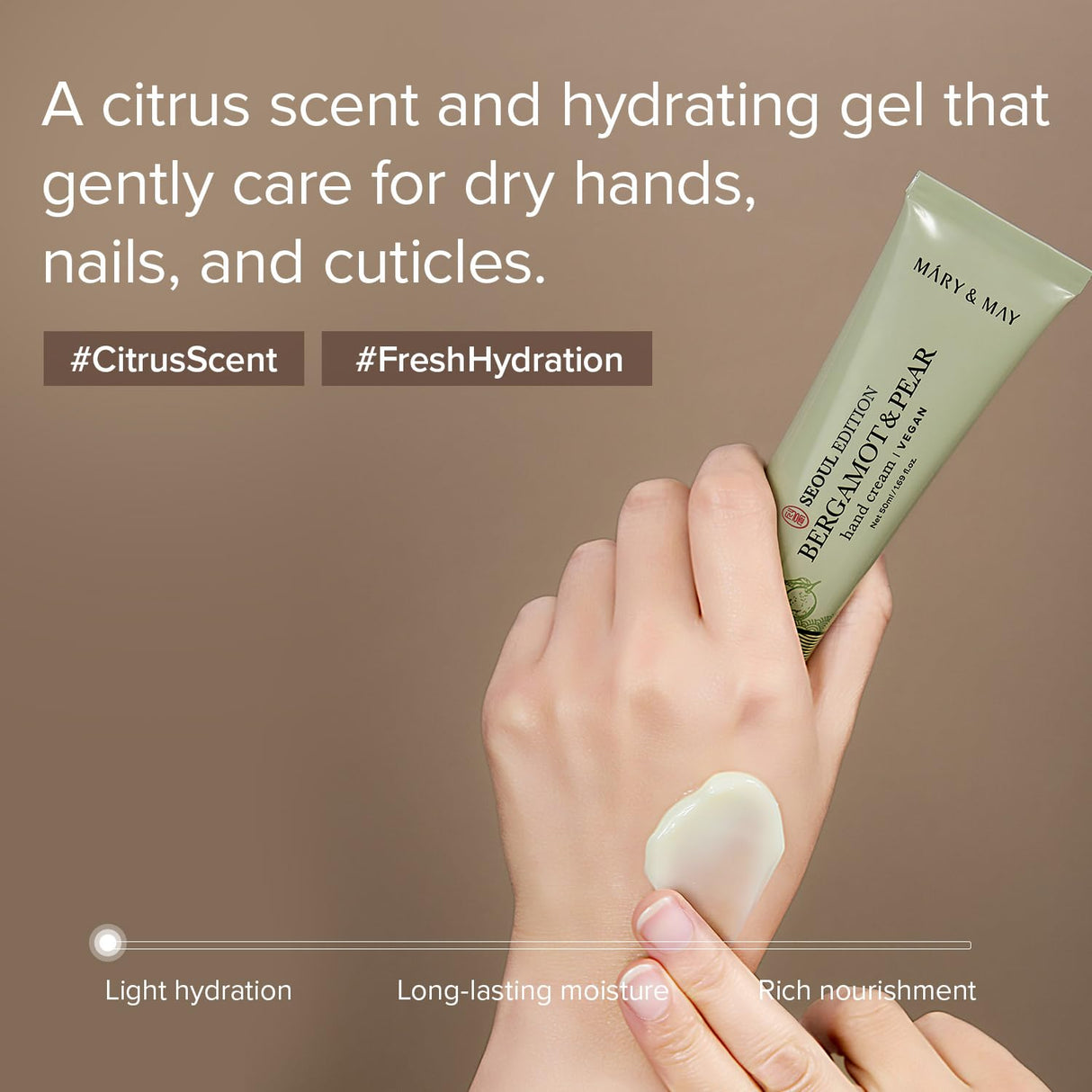 MARY & MAY | Seoul Edition “Bergamot & Pear” Hand Cream - 50 ml