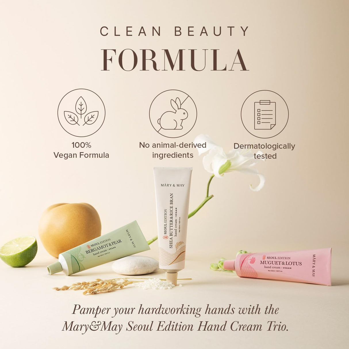 MARY & MAY | Seoul Edition “Bergamot & Pear” Hand Cream - 50 ml