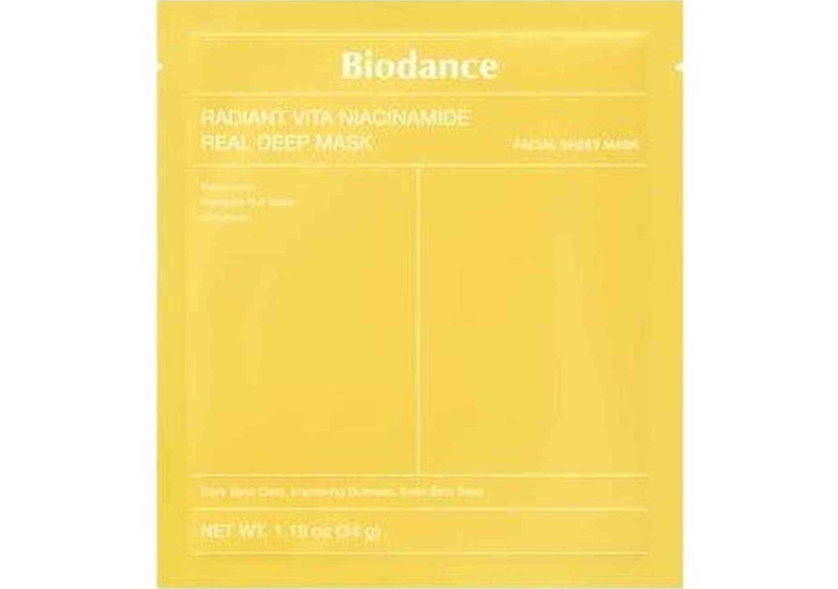 BIODANCE | Radiant Vita Niacinamide Real Deep Mask - 1 ud