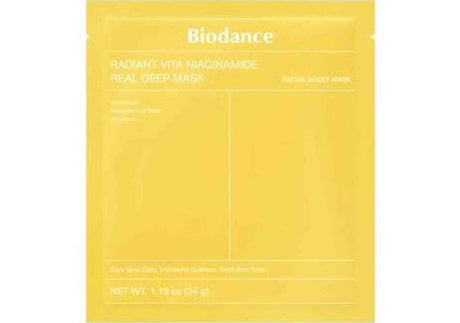 BIODANCE | Radiant Vita Niacinamide Real Deep Mask - 1 ud