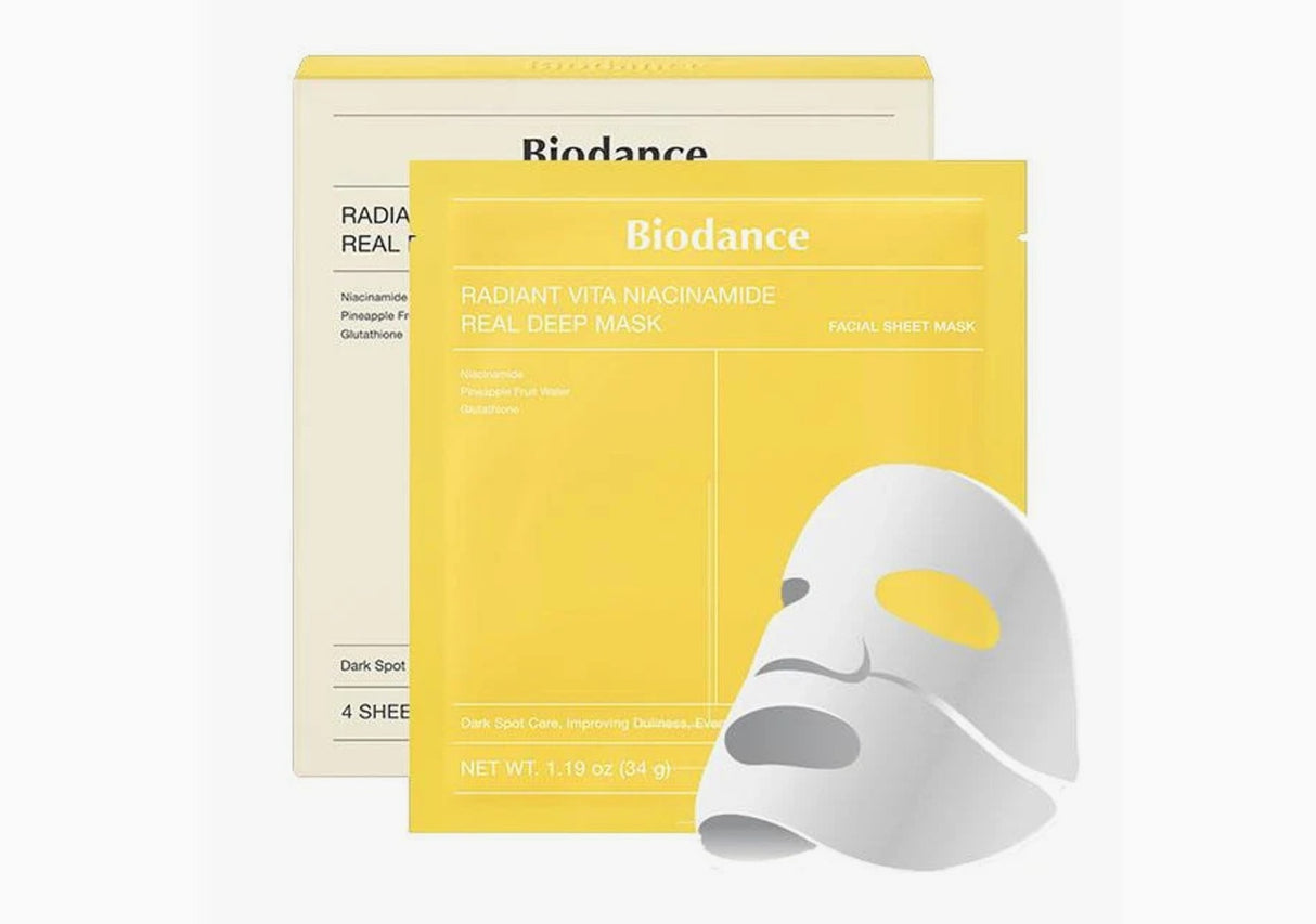 BIODANCE | Radiant Vita Niacinamide Real Deep Mask - 4ud