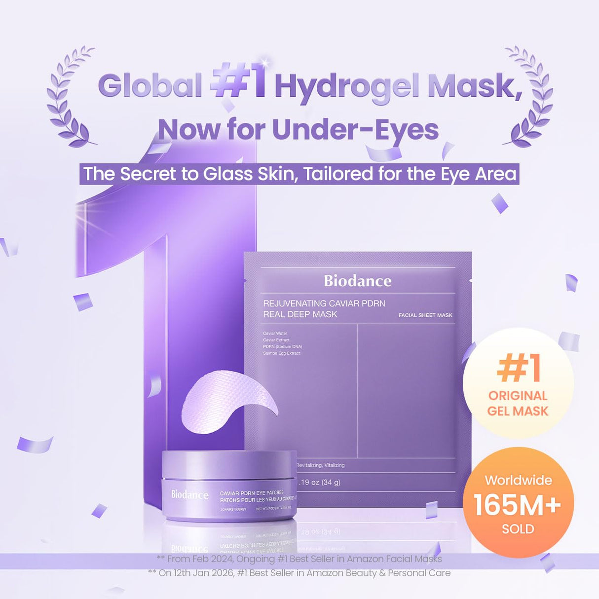 BIODANCE | Caviar PDRN Eye Patches - 30ud