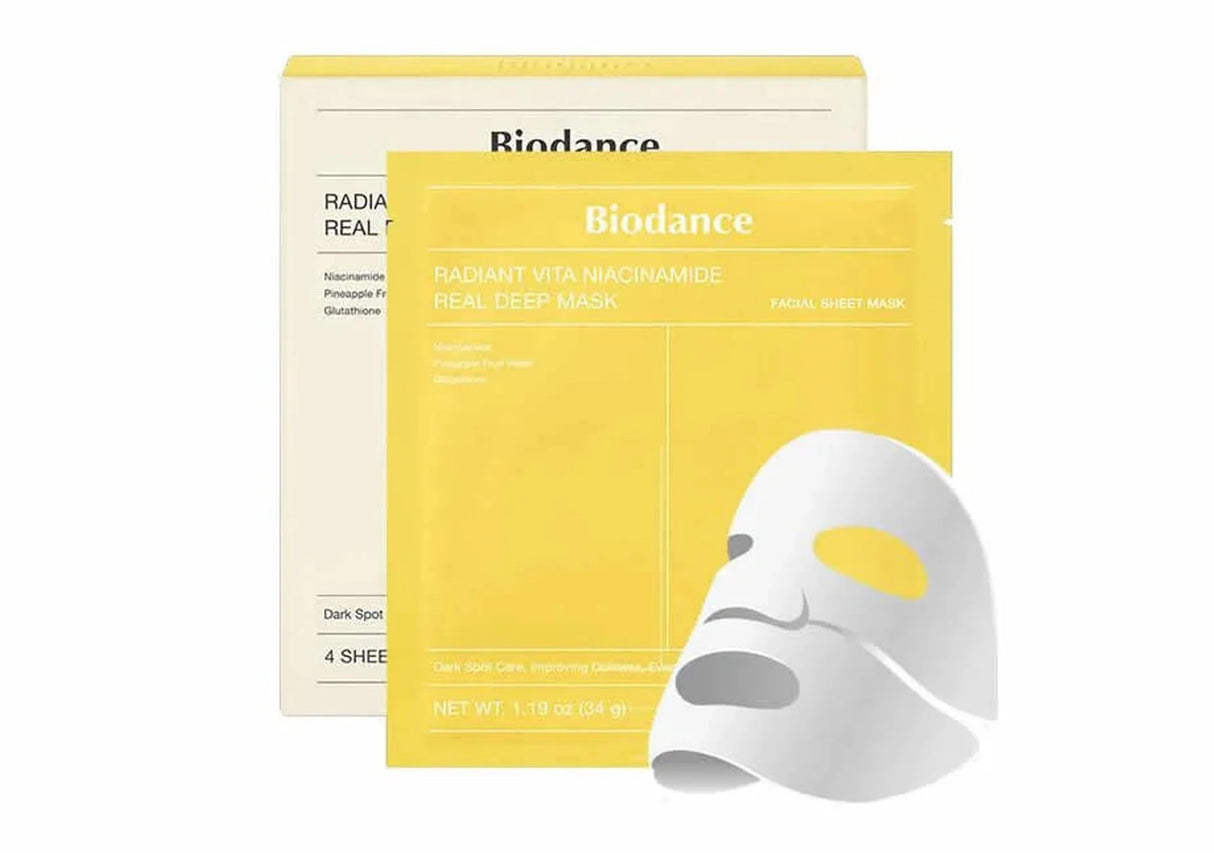 BIODANCE | Radiant Vita Niacinamide Real Deep Mask - 4ud