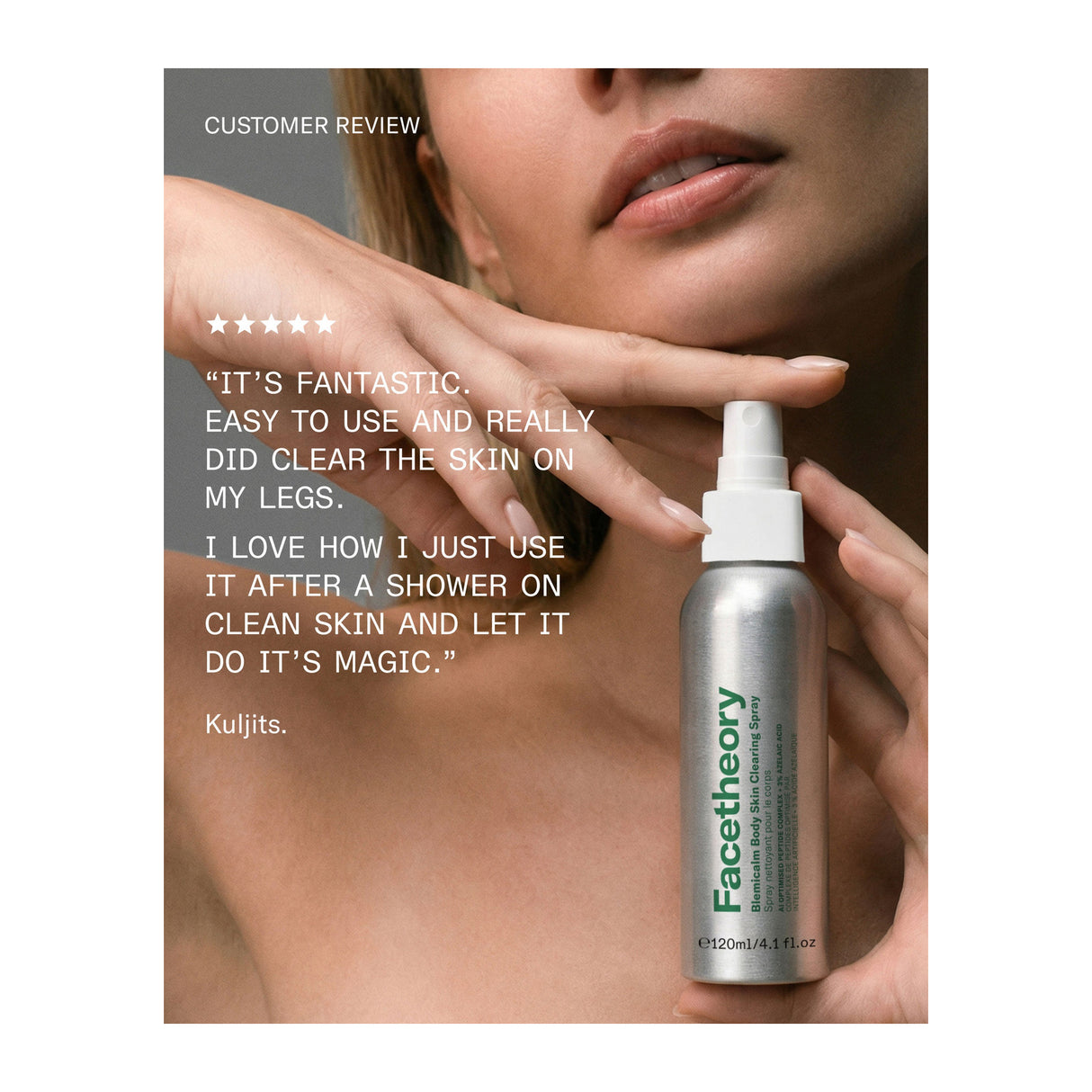 FACETHEORY | Blemicalm Spray Corporal Limpiador de Piel - 120ml