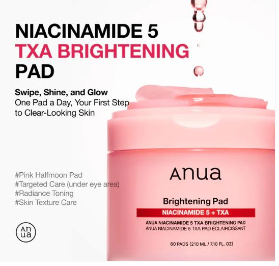 ANUA | Niacinamide 5 TXA Brightening Pads - 60ud