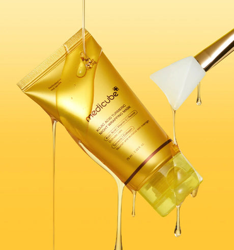 MEDICUBE | Kojic Acid Turmeric Night Wrapping Mask - 75ml