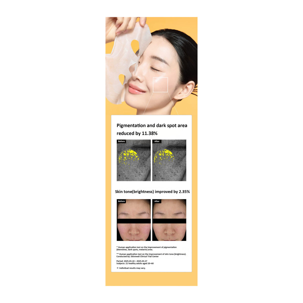 CELIMAX | Pore + Dark Spot Brightening Serum Mask - 27ml