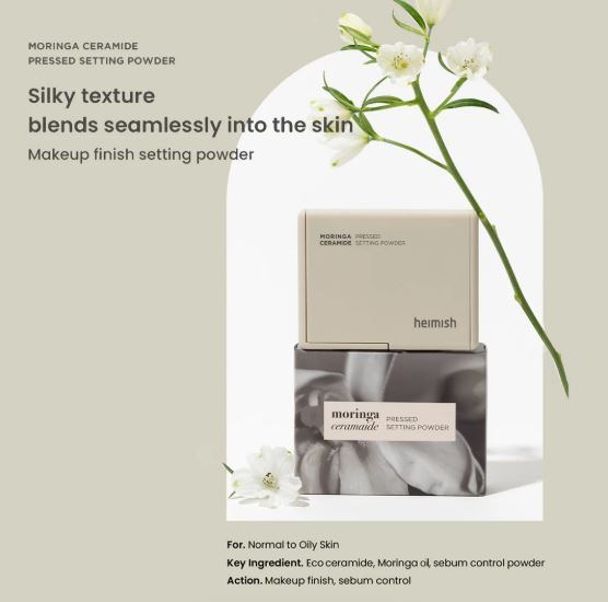 HEIMISH | Moringa Ceramide Pressed Setting Powder - 5 gr