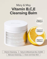 MARY & MAY | Vitamin B C E Cleansing Balm - 120 ml