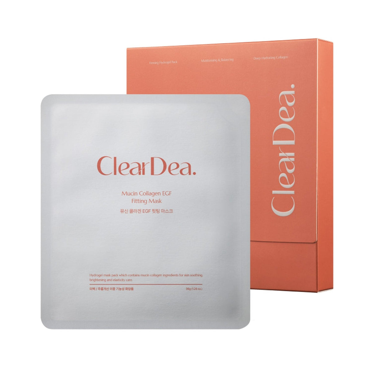 CLEARDEA | Mucin Collagen EGF Fitting Mask - 5ud