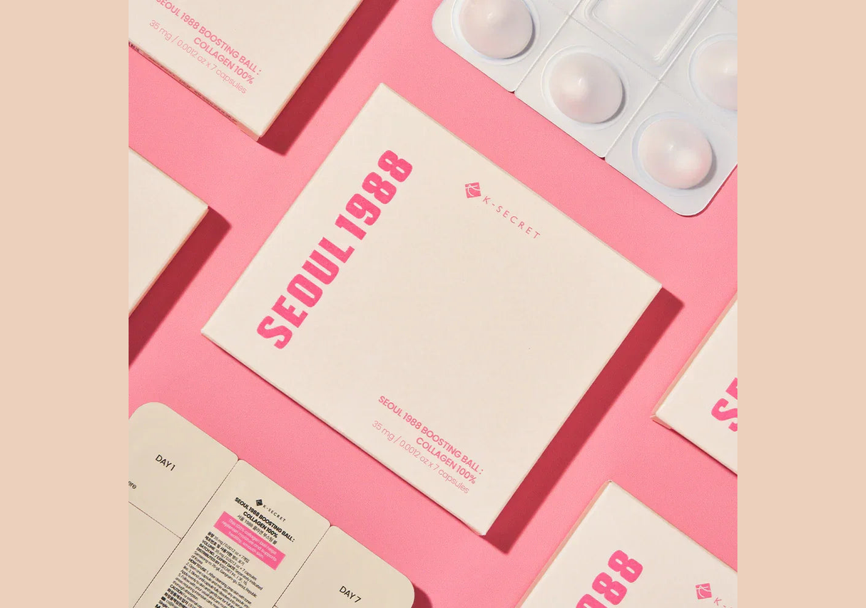 K-SECRET | Seoul 1988 Boosting Ball: Collagen 100% - 35mg