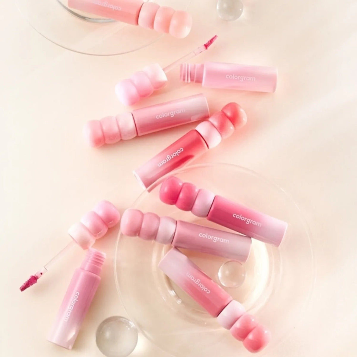 Aplicadores y tonos de COLORGRAM Fruity Glass Tint Milk