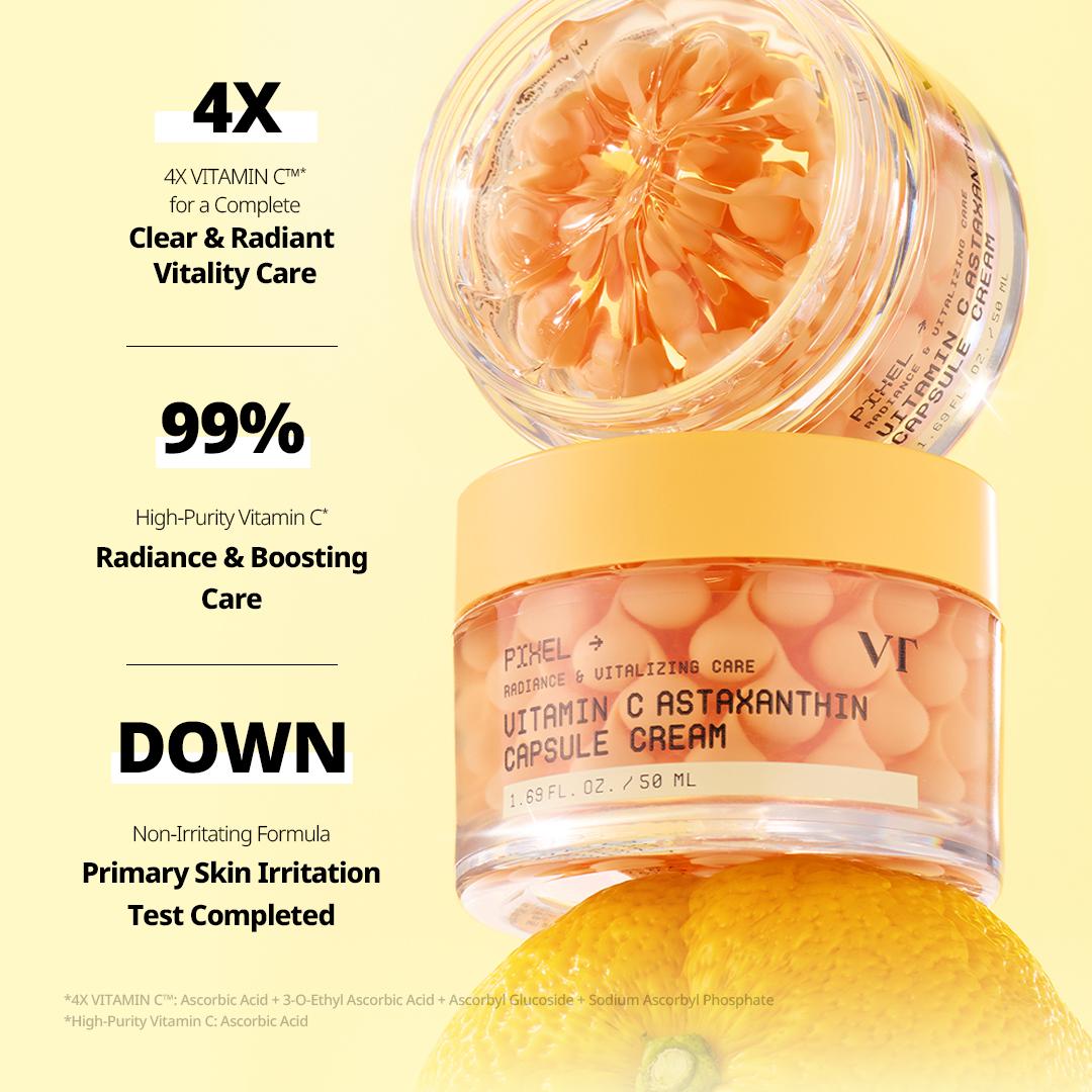VT COSMETICS | Vitamin C Astaxanthin Capsule Cream - 50ml