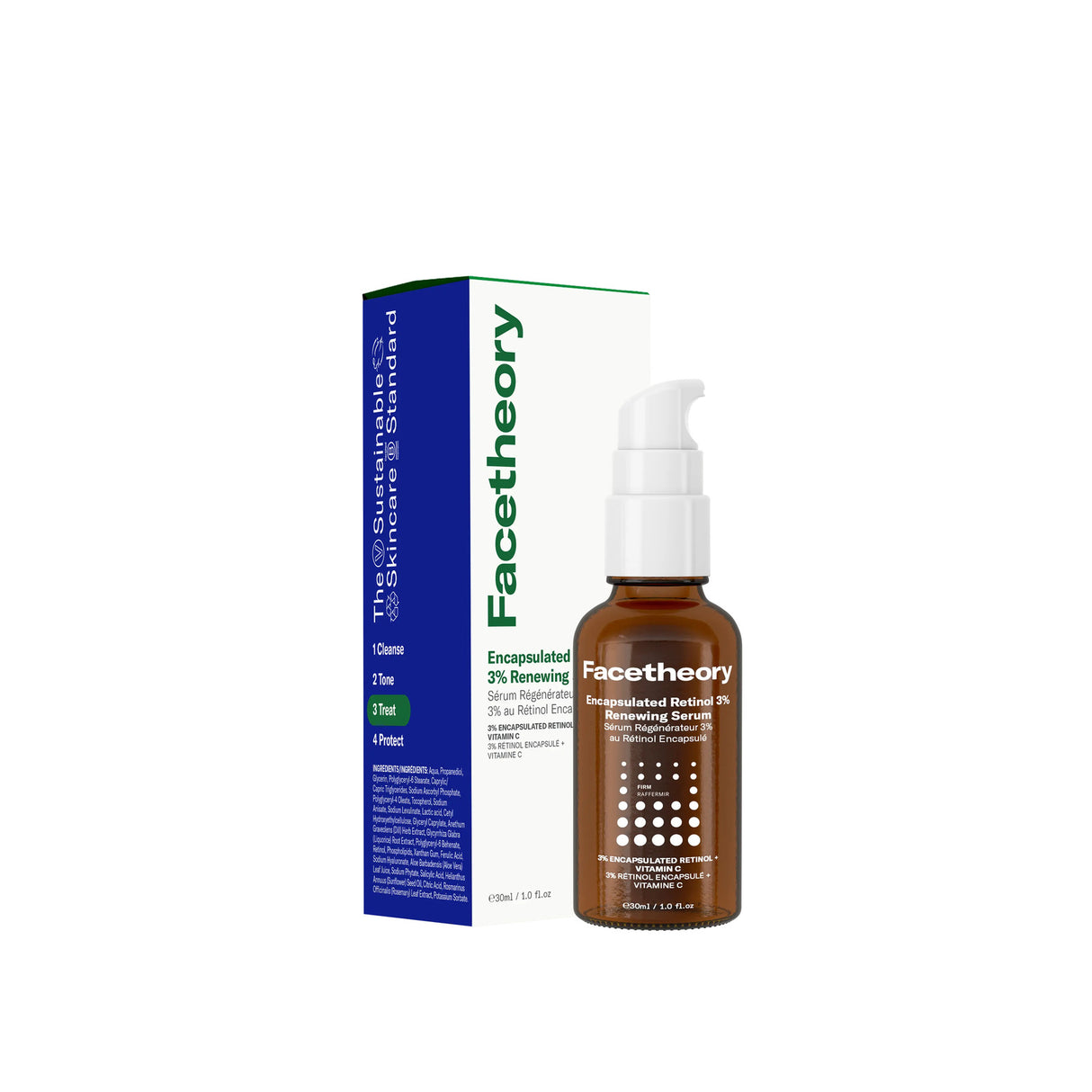 FACETHEORY | Sérum Renovador con 3% de Retinol Encapsulado - 30ml
