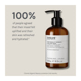 EVOLVE Pure Tranquility Aromatic Hand & Body Wash - 250ml: resultados cosméticos y evaluación de uso; limpieza y confort de la piel