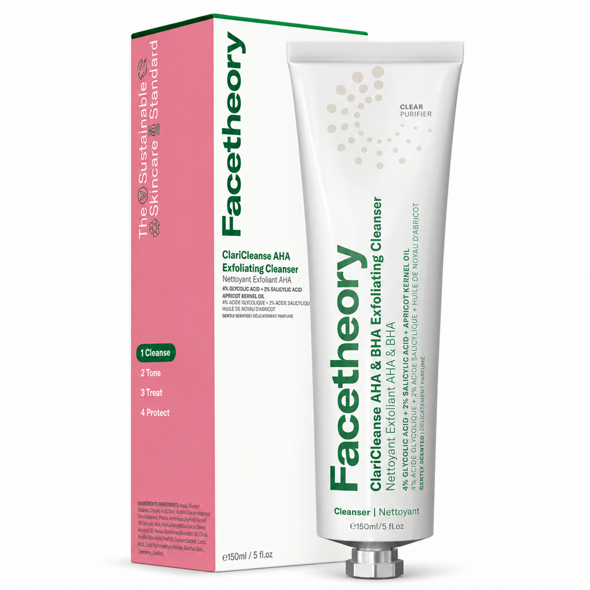 FACETHEORY | ClariCleanse AHA & BHA Exfoliating Cleanser - 150ml