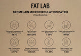 FAT LAB | Bromelain Microcirculation Patch – 8 parches