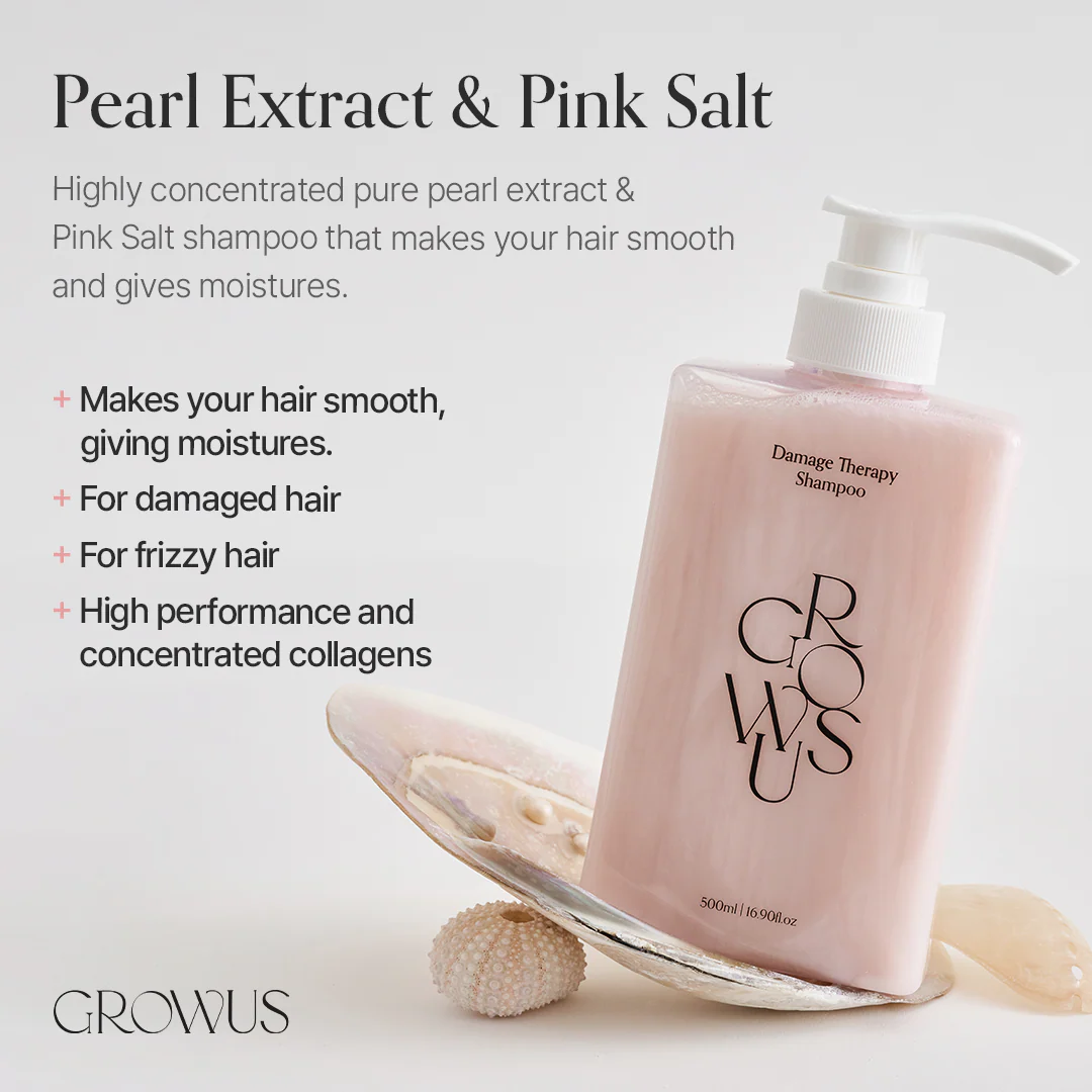 GROWUS | Damage Therapy Shampoo - 500ml