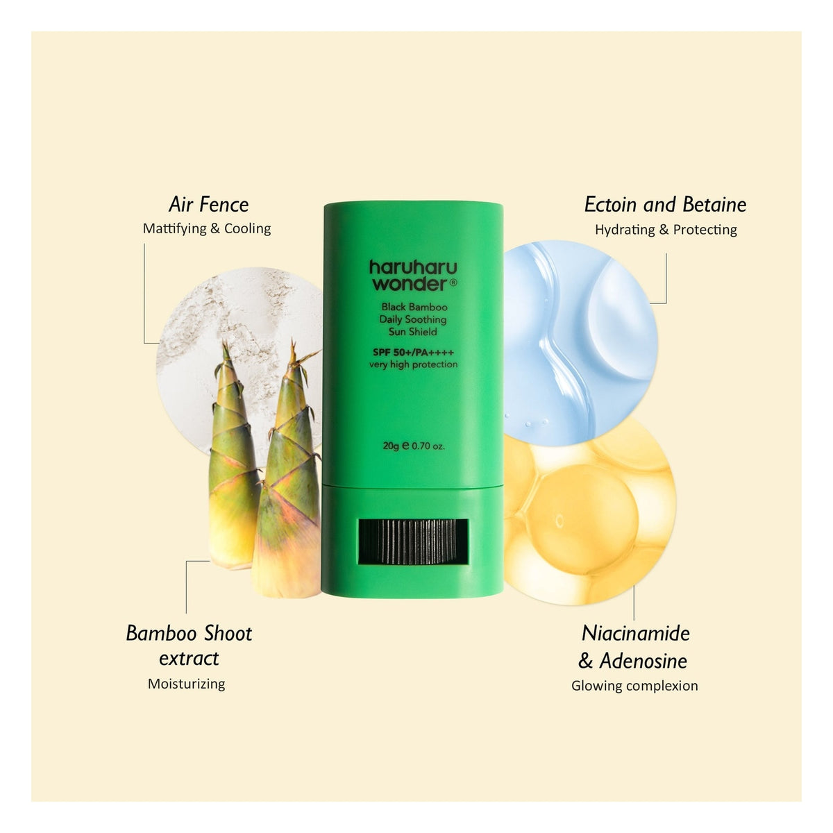 Black Bamboo Daily Soothing Sun Shield — imagen 4
