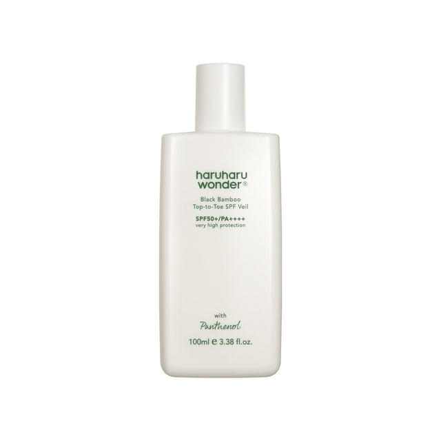 Black Bamboo Top-to-Toe Veil SPF50+ PA++++ - 100ml sobre fondo blanco