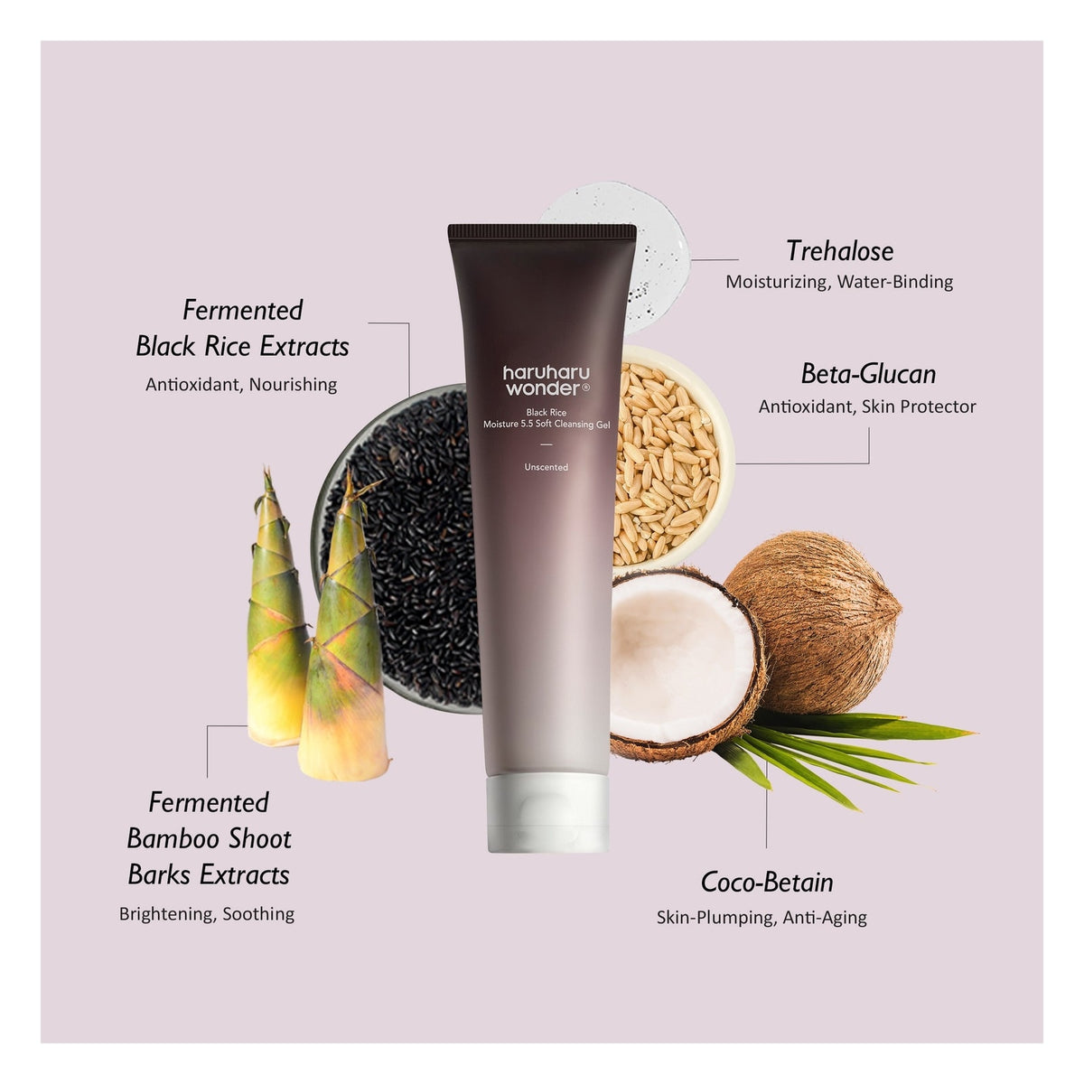 Black Rice Moisture 5.5 Soft Cleansing Gel - 100ml — imagen 4