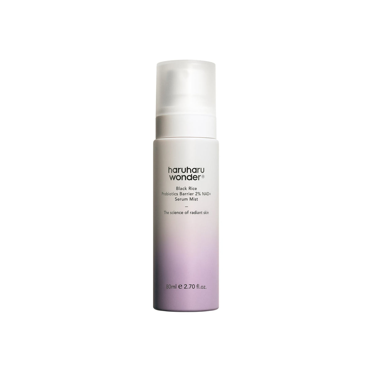Black Rice Probiotics Barrier NAD+ Serum Mist 80ml sobre fondo blanco