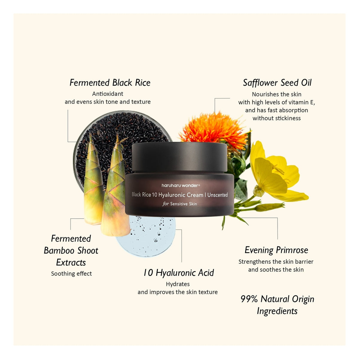 Wonder Black Rice Hyaluronic Cream 50ml (Unscented) — imagen 4