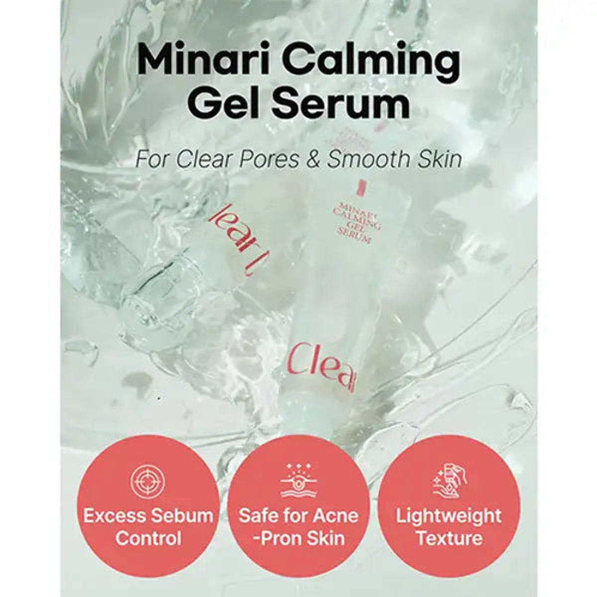 CLEARDEA | Minari Calming Gel Serum 30ml — Detalle del producto