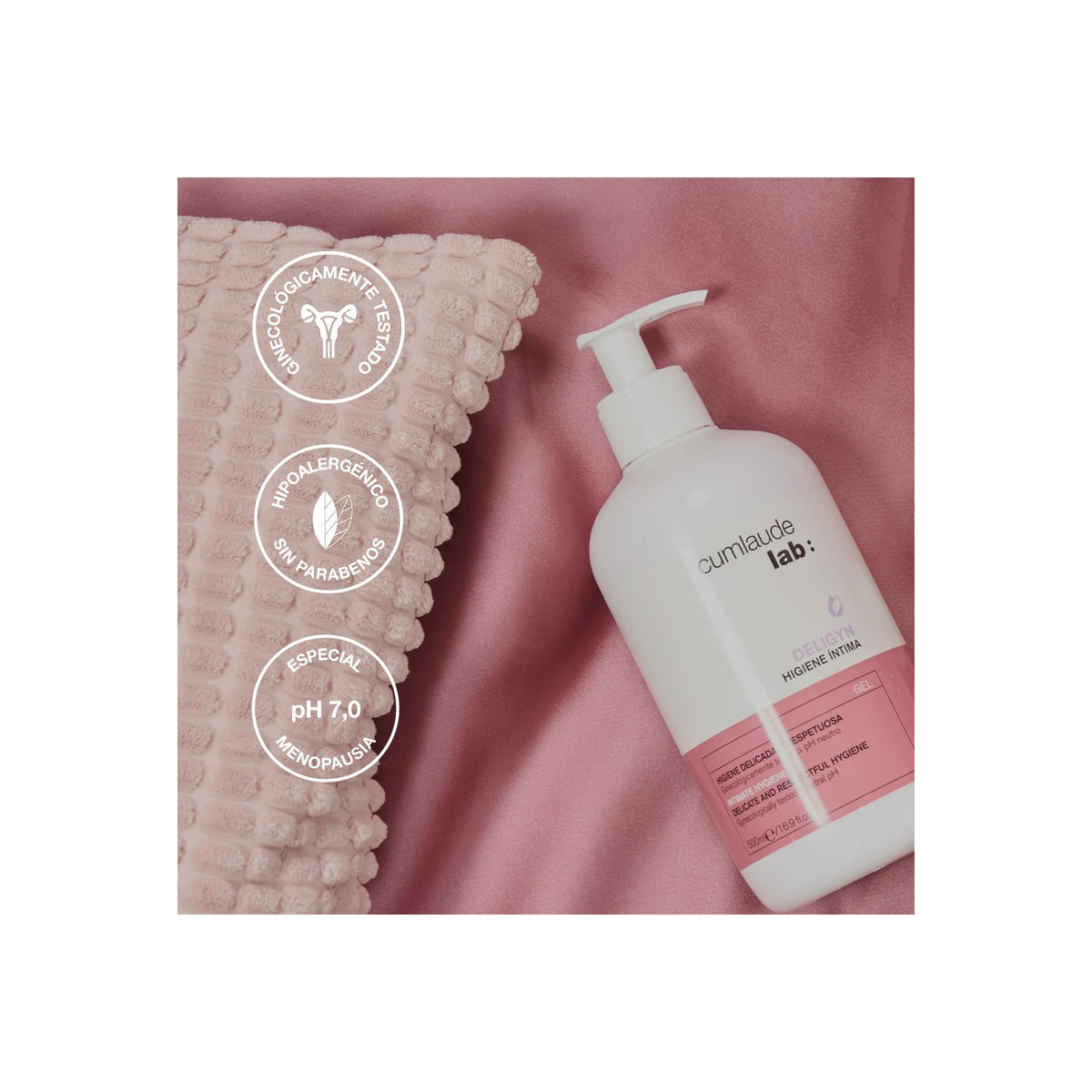CUMLAUDE LAB | Higiene Íntima Deligyn · 500 ml · fotografía oficial 5