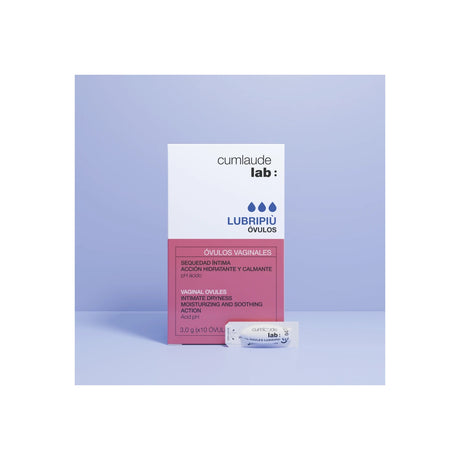 CUMLAUDE LAB | Lubripiù Óvulos Vaginales  - 10ud · fotografía oficial 2