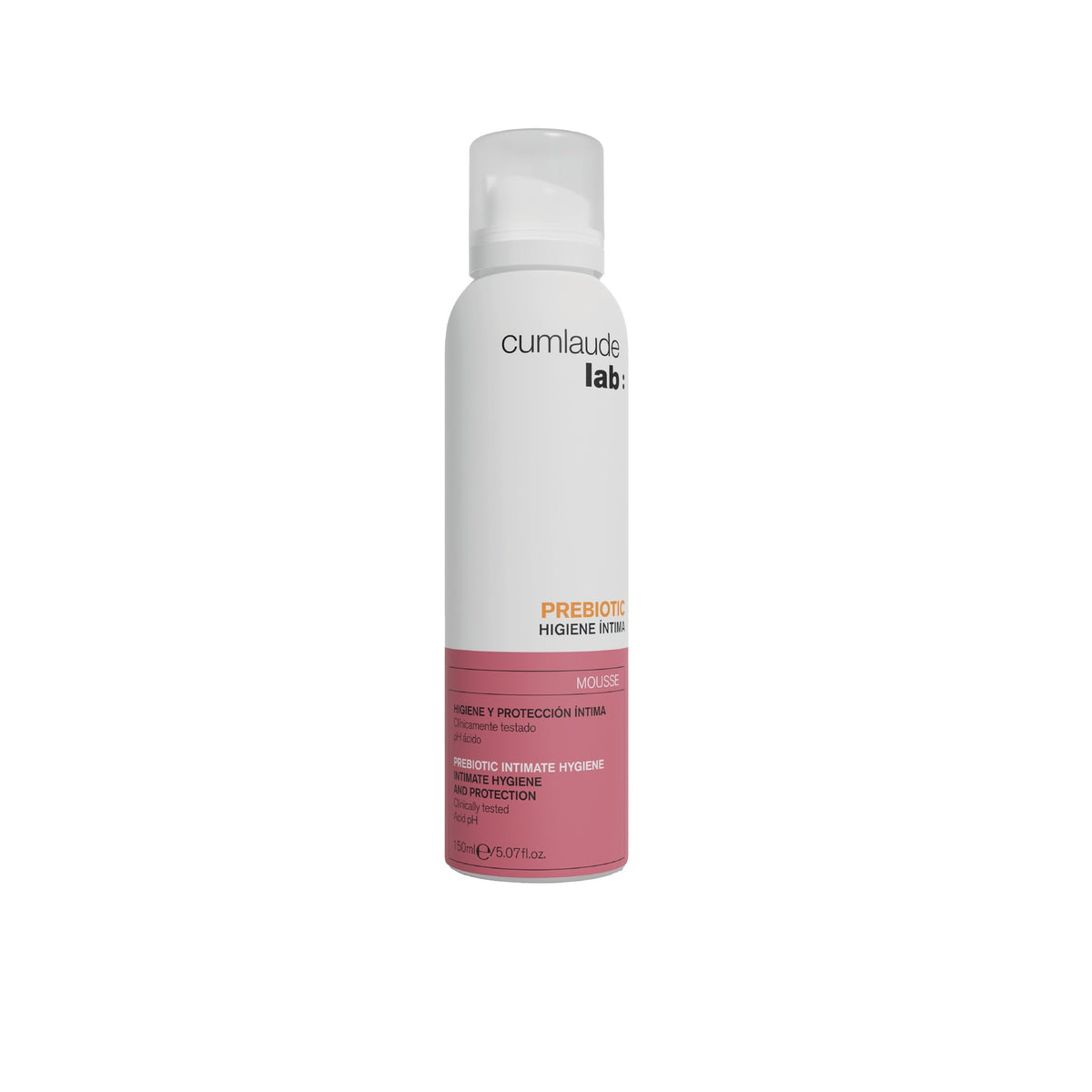 CUMLAUDE LAB | Higiene Íntima Prebiotic Mousse - 150ml · fotografía oficial 1