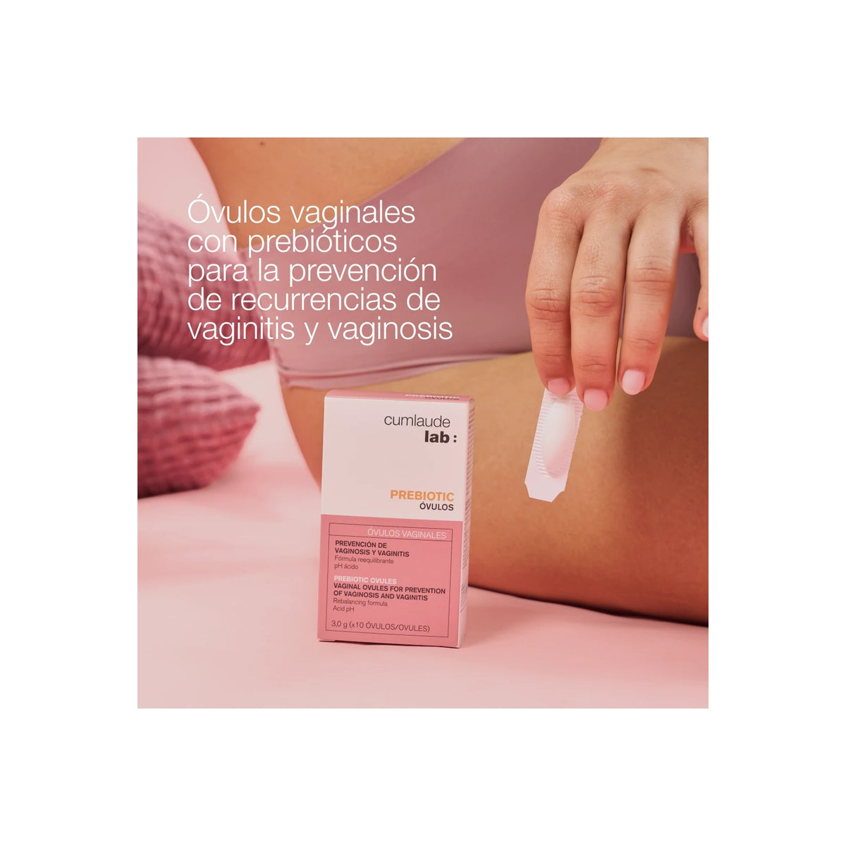 CUMLAUDE LAB | Ovulos Prebiotic  - 10ud · fotografía oficial 4