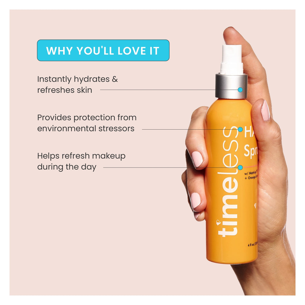 TIMELESS | HA Matrixyl® 3000 w/ Orange Spray - 120ml - Imagen editorial