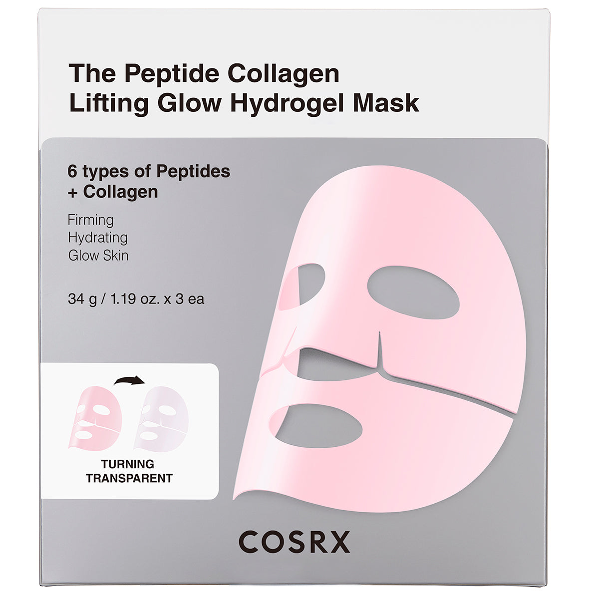 COSRX | The Peptide Collagen Lifting Glow Hydrogel Mask