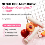 K-SECRET | Seoul 1988 Multi Balm – Collagen Complex 7 + Plum - 10.7 gr