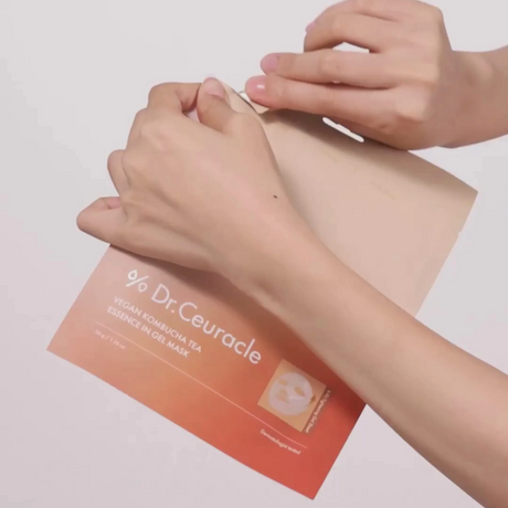 DR. CEURACLE | Vegan Kombucha Tea Essence in Gel Mask - 1 ud