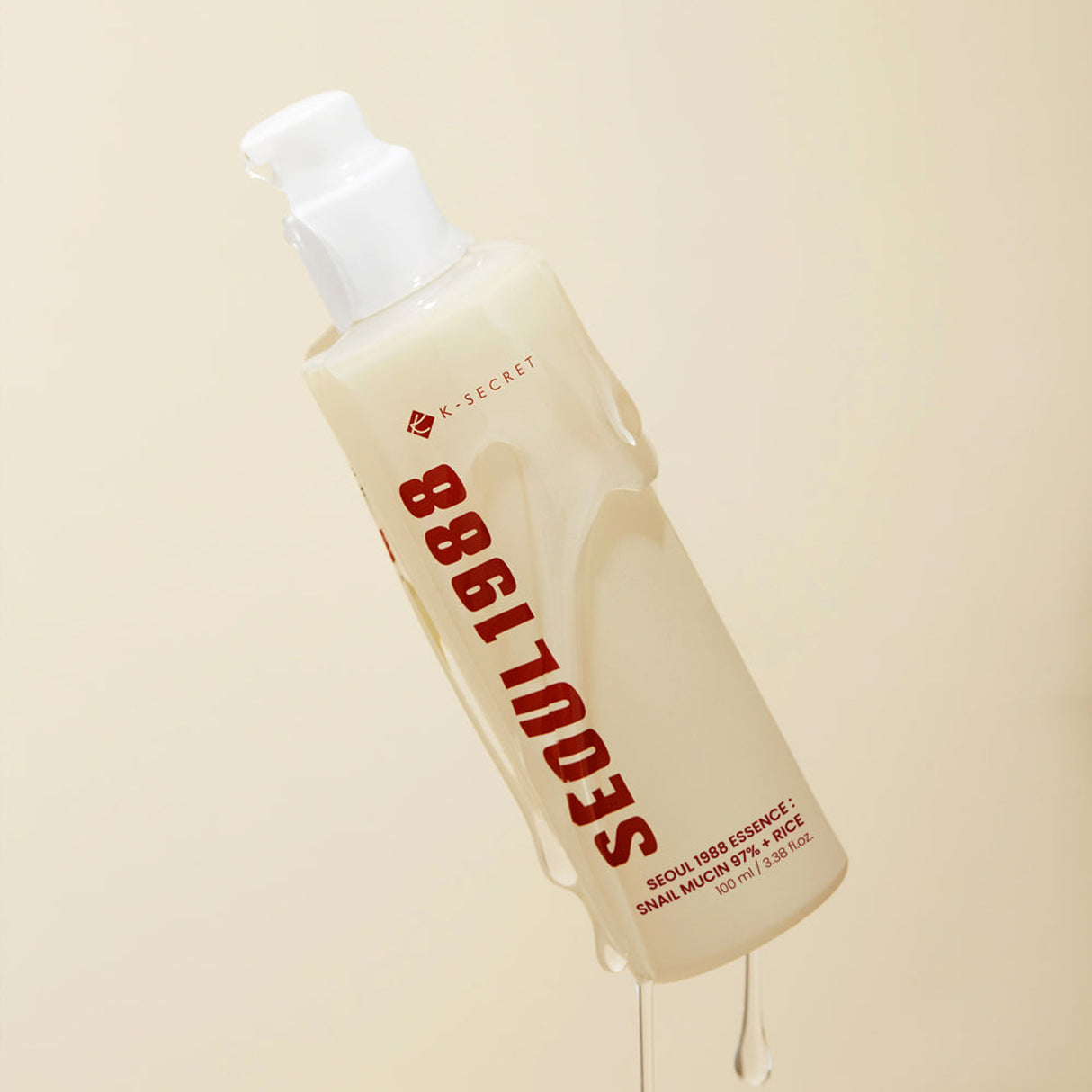 K-SECRET | Seoul 1988 Essence: Snail Mucin 97% + Rice - 100ml