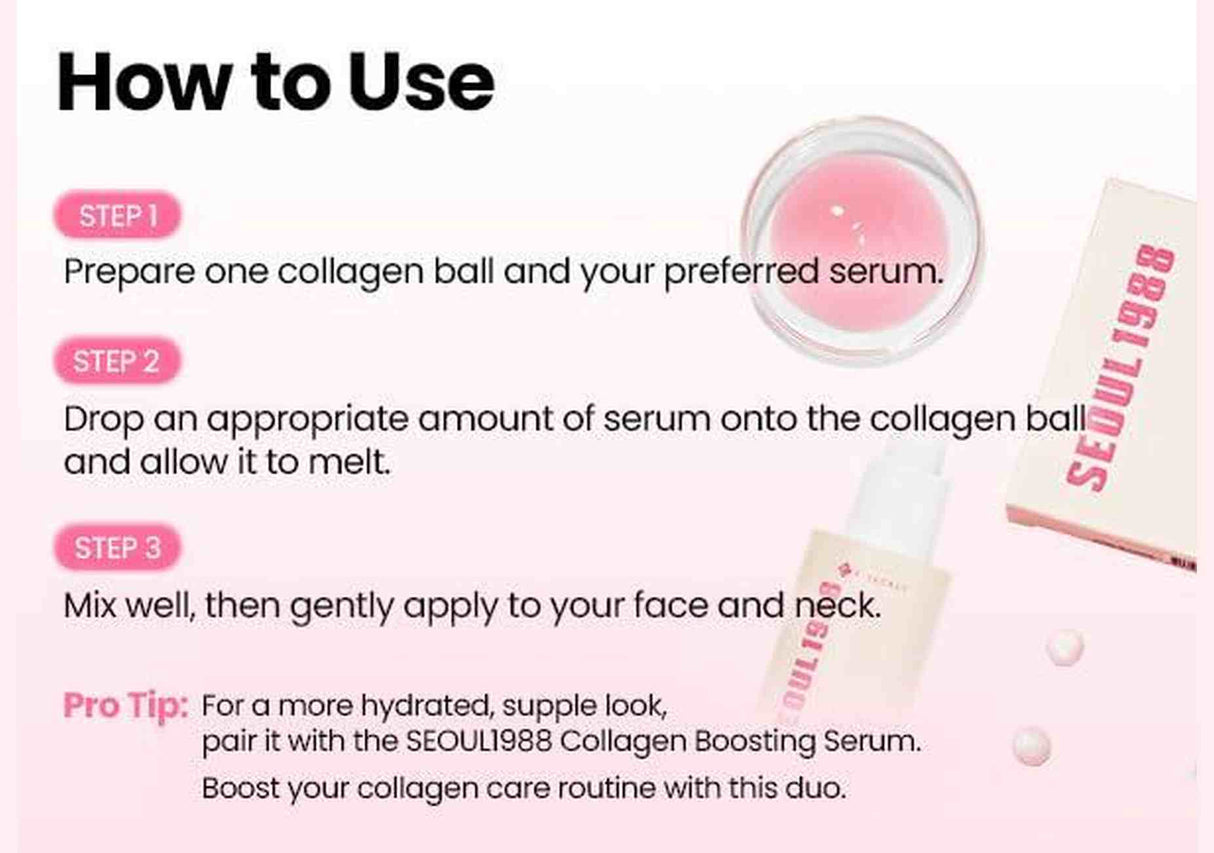 K-SECRET | Seoul 1988 Boosting Ball: Collagen 100% - 35mg