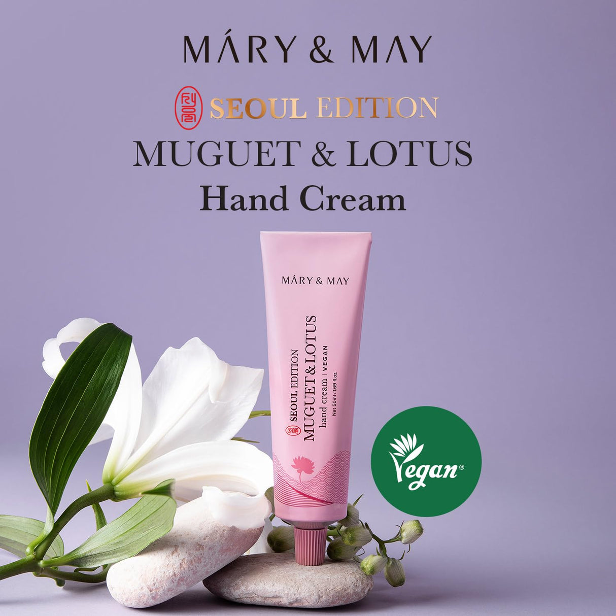 MARY & MAY | Seoul Edition Muguet & Lotus Hand Cream - 50 ml