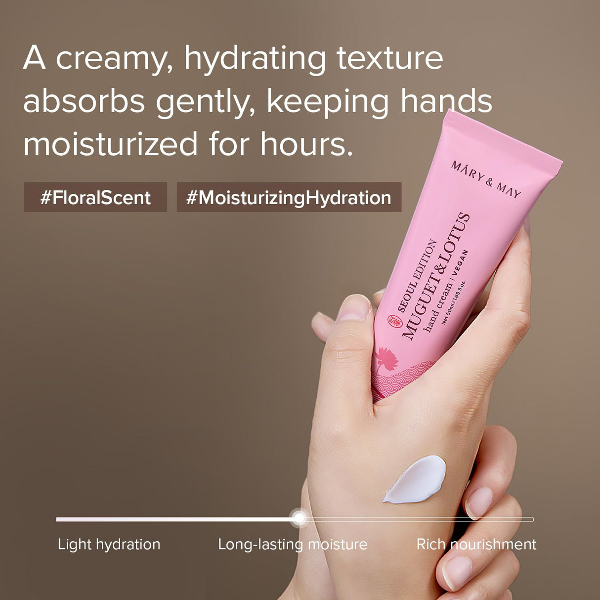 MARY & MAY | Seoul Edition Muguet & Lotus Hand Cream - 50 ml