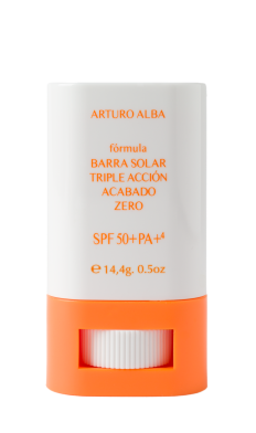 ARTURO ALBA | Barra Solar Triple Acción Acabado Zero SPF50+ - 14.4gr