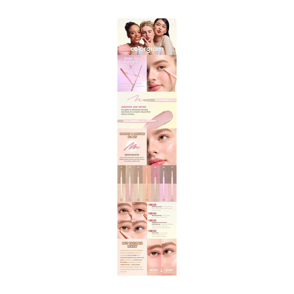 COLORGRAM | All In One Aegyo-Sal Maker - 0,2g