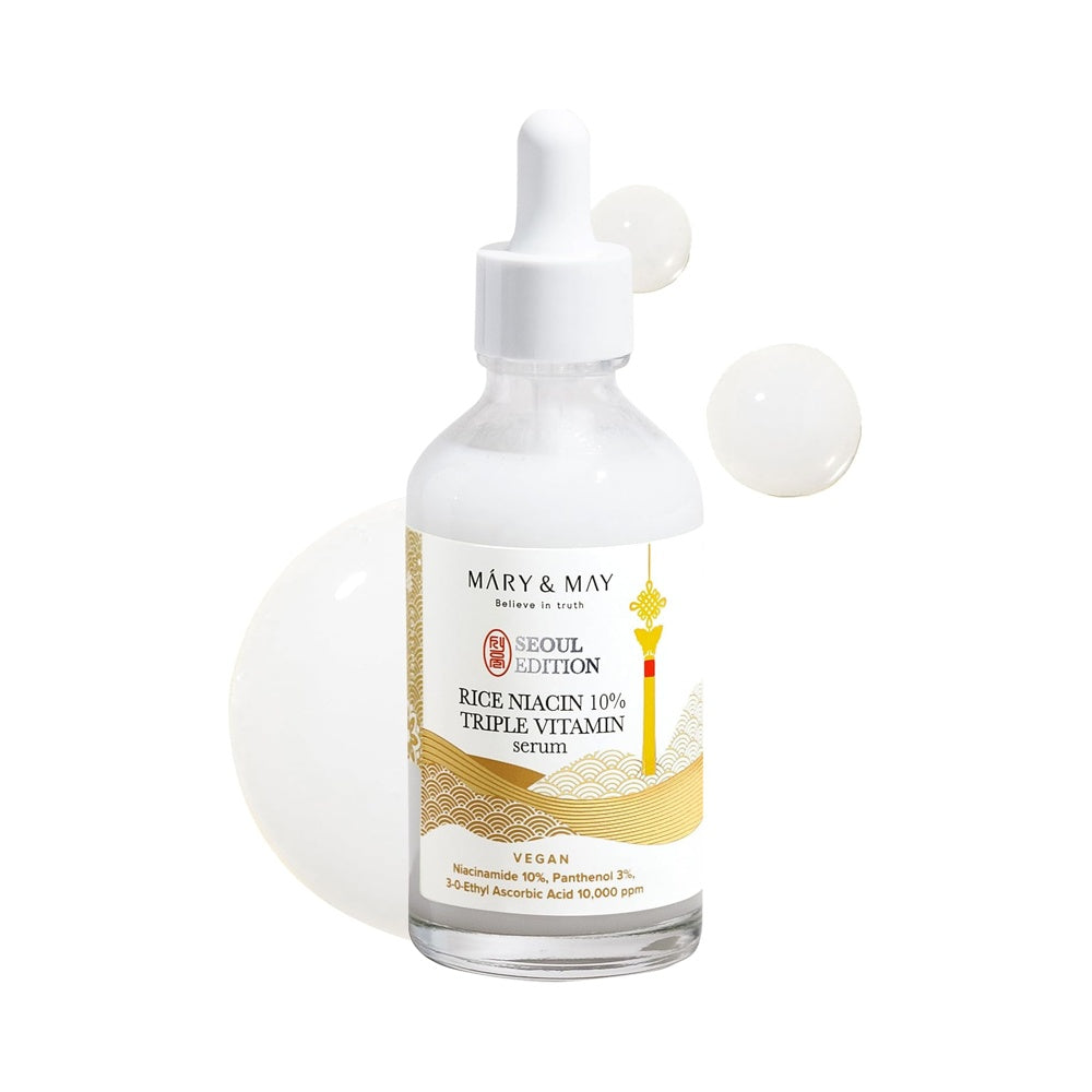 MARY & MAY | Rice Niacin 10 % Triple Vitamin Serum - 80 ml