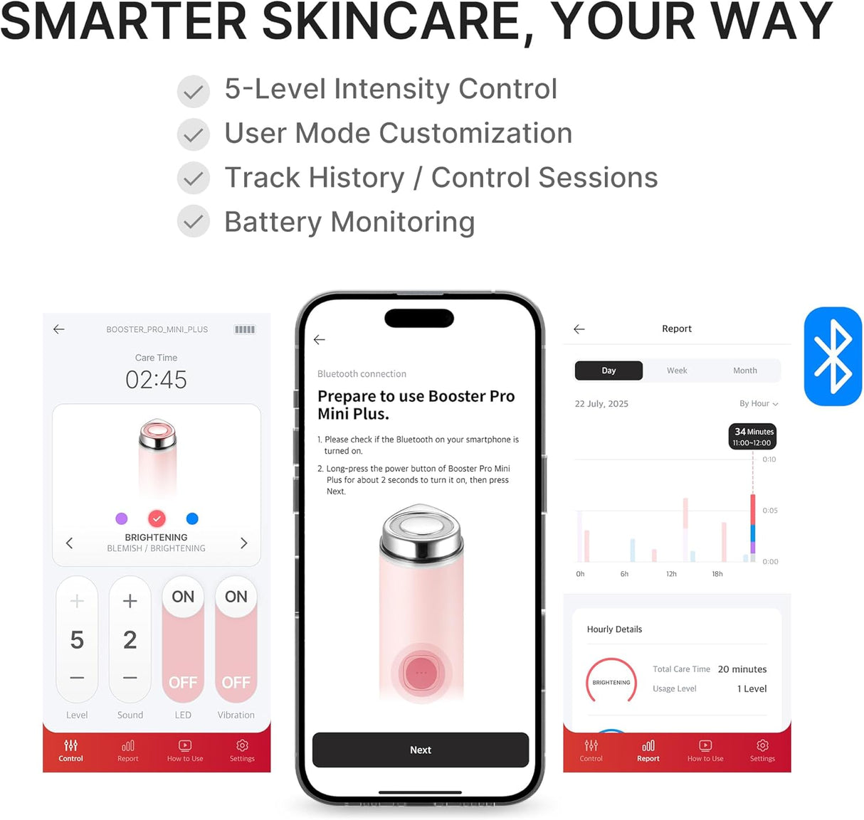 MEDICUBE | AGE-R Booster Facial Cleansing Device Head Pink