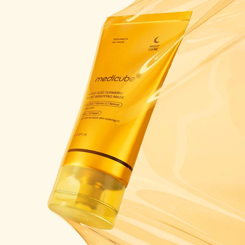 MEDICUBE | Kojic Acid Turmeric Night Wrapping Mask - 75ml