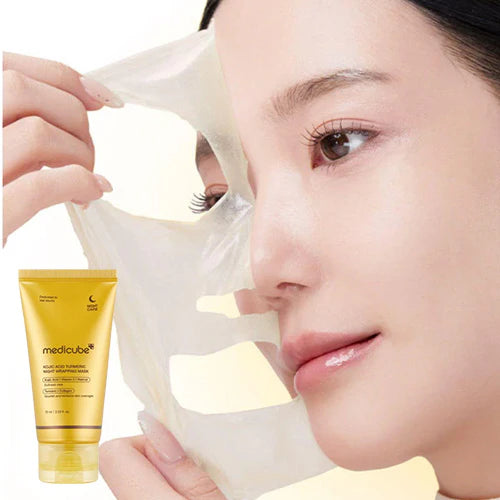 MEDICUBE | Kojic Acid Turmeric Night Wrapping Mask - 75ml