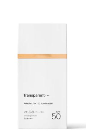 TRANSPARENT LAB | Mineral Tinted Sunscreen SPF 50 - 100ml