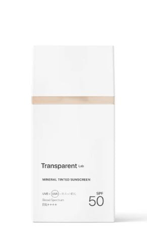 TRANSPARENT LAB | Mineral Tinted Sunscreen SPF 50 - 100ml