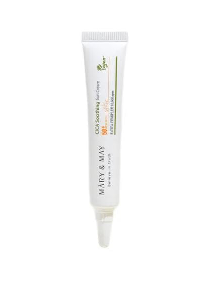 MARY & MAY | 🎁 Formato Viaje -  Cica Soothing Sun Cream SPF50+ (100% off) - 12 ml