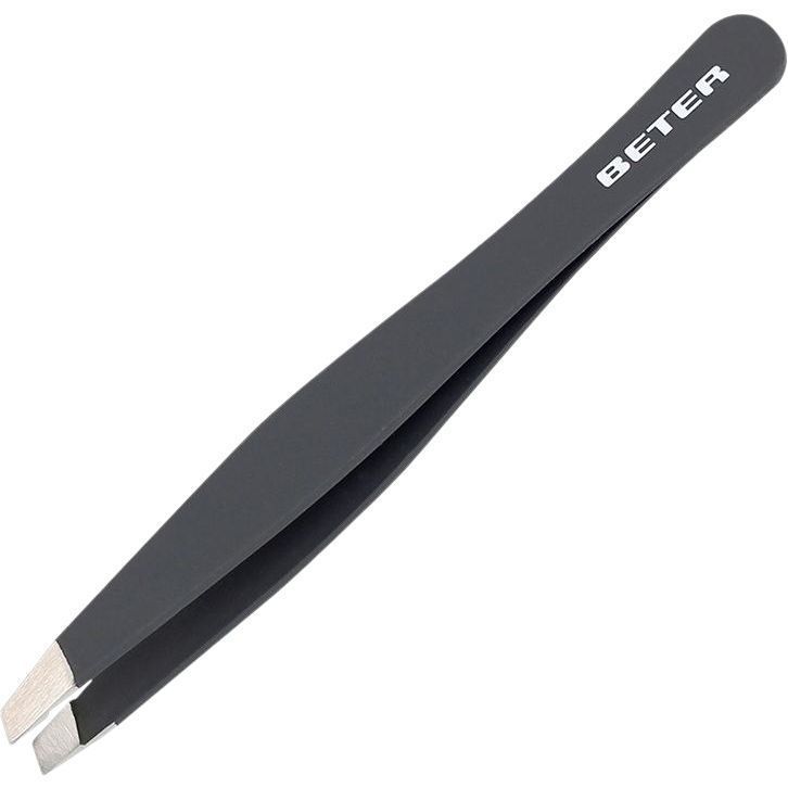 BETER | Pinza de Depilar Punta Oblicua Soft Touch